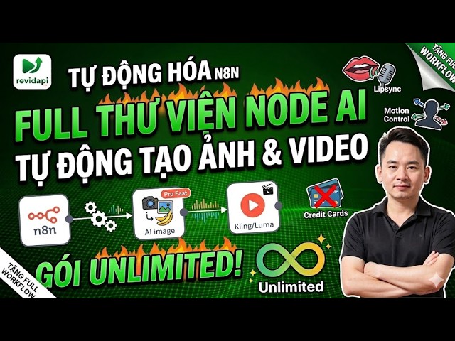 Thư Viện API Tạo Ảnh & Video AI — Hướng Dẫn RevidAPI AI Studio