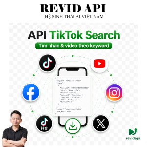 API TikTok Search | Tìm nhạc & video theo keyword