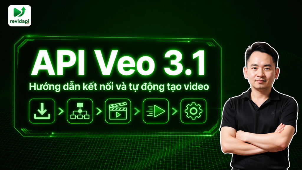 cách kết nối API Veo 3.1 — ảnh bìa | RevidAPI