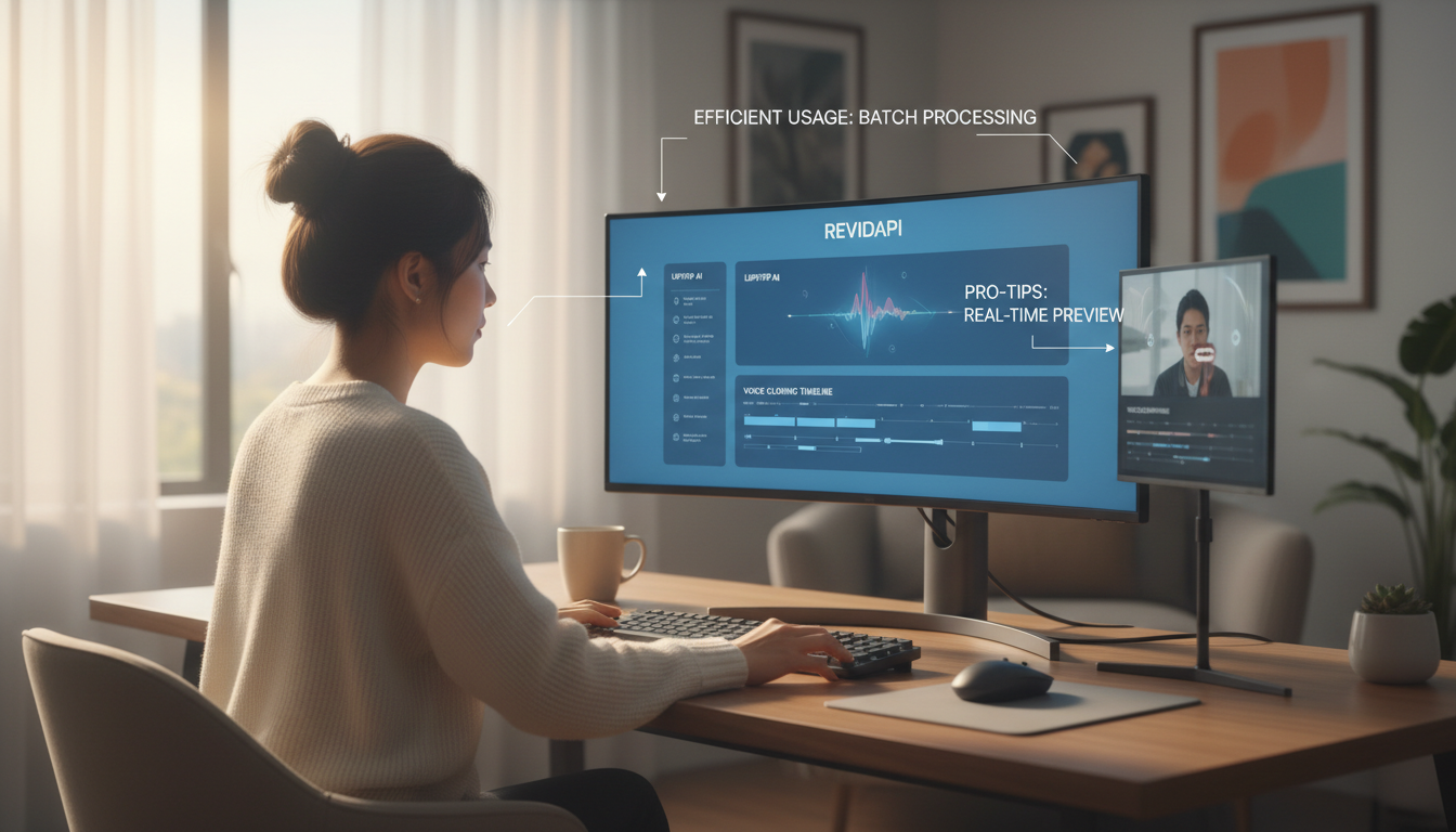 Pro-Tips Và Hướng Dẫn Sử Dụng API Revidapi Hiệu Quả — Hướng Dẫn Lipsync AI và Nhân Bản Giọng Nói Khớp Miệng trên Revidapi | R