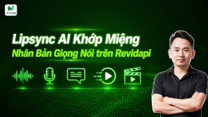 Hướng Dẫn Lipsync AI và Nhân Bản Giọng Nói Khớp Miệng trên Revidapi — ảnh bìa | RevidAPI