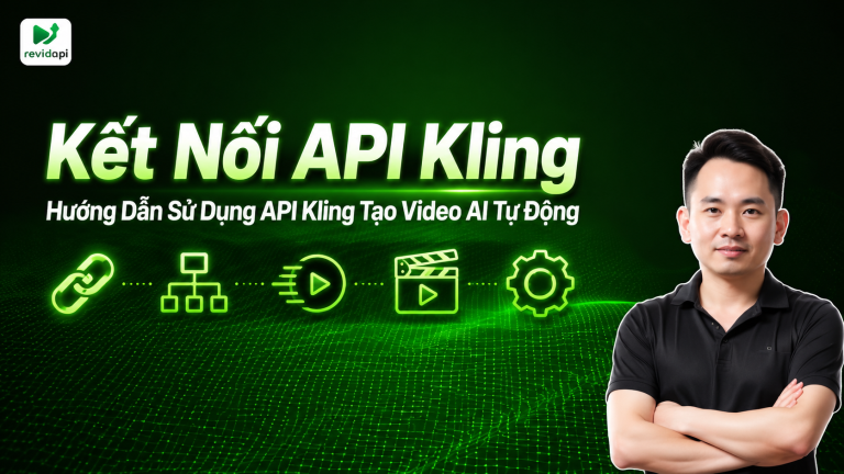 kết nối API Kling với nền tảng tự động — ảnh bìa | RevidAPI