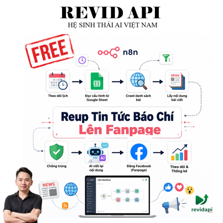 Reup Tin Tức Báo Chí Lên Fanpage tự động  — Miễn Phí