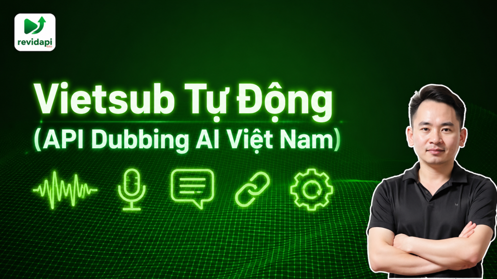 Vietsub Video Tự Động API Dubbing AI — ảnh bìa | RevidAPI