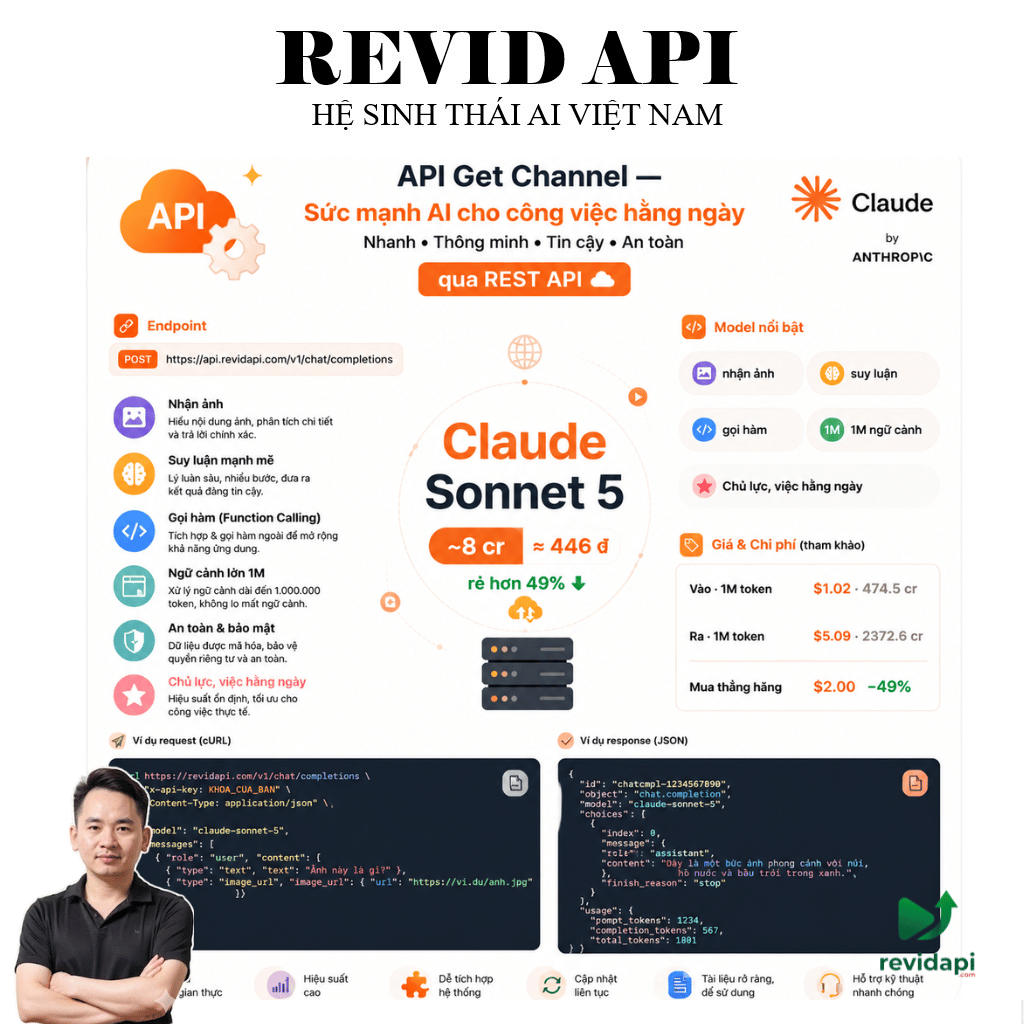 API Claude Sonnet 5 giá rẻ