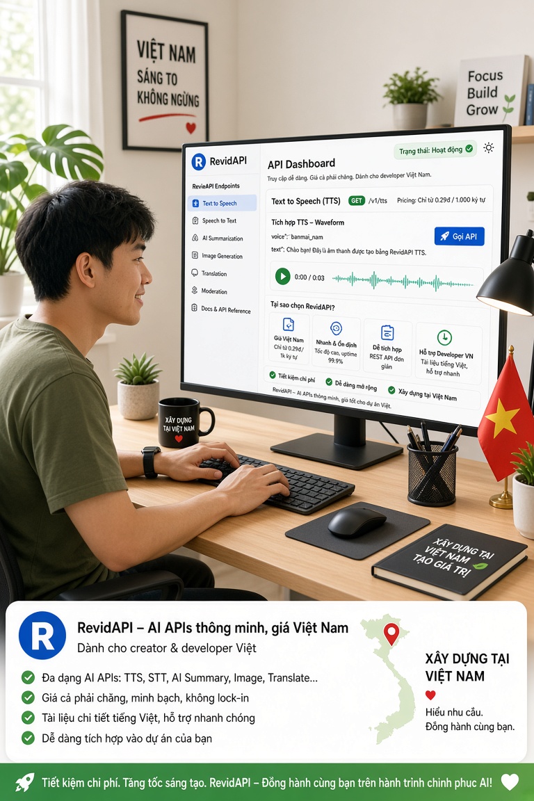Pro-tips tích hợp và endpoints RevidAPI thật giúp tối ưu trải nghiệm developer — api ai giá rẻ tại việt nam | RevidAPI