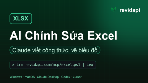AI Chỉnh Sửa File Excel: Cho Claude Đọc, Viết Công Thức, Vẽ Biểu Đồ Qua MCP