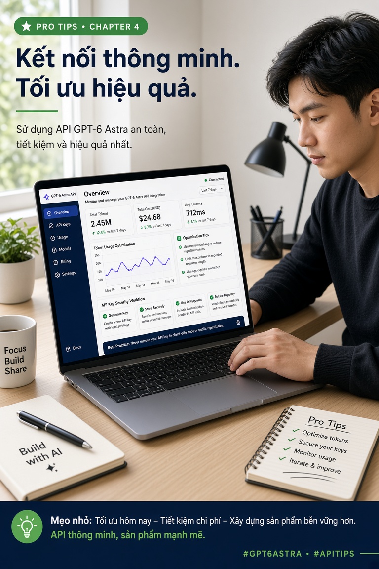 Pro-tips + Tích Hợp RevidAPI — hướng dẫn kết nối api gpt 6 astra | RevidAPI