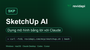 SketchUp AI: Kết Nối SketchUp Với Claude Qua MCP Để Dựng Mô Hình Bằng Lời
