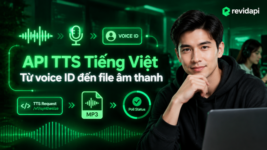API chuyển văn bản thành giọng nói — ảnh bìa | RevidAPI