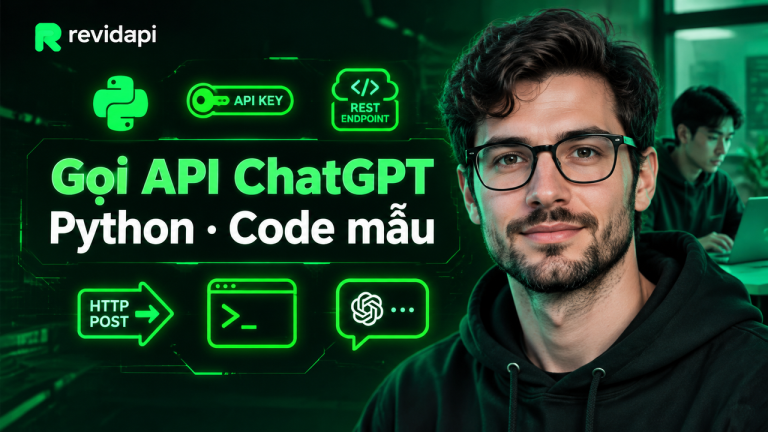 gọi API ChatGPT bằng Python — ảnh bìa | RevidAPI