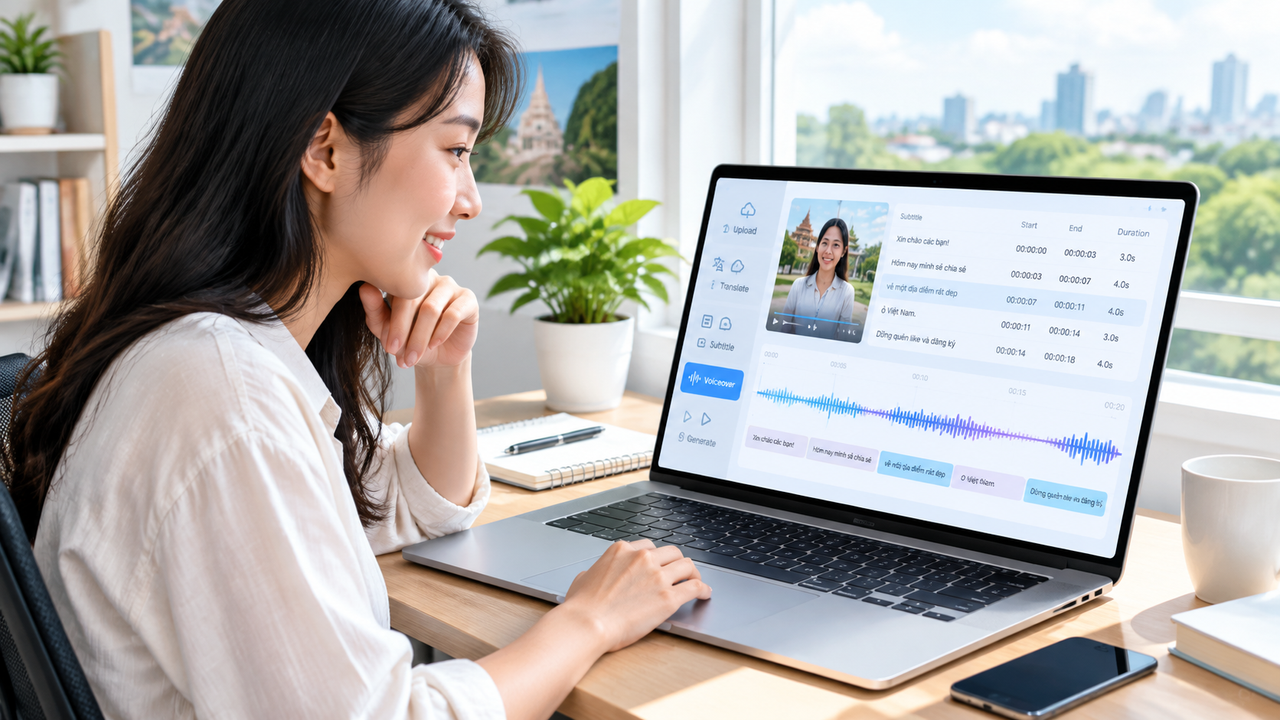 Kết nối RevidAPI TTS sau khi đã rà soát bản thoại — lồng tiếng video bằng AI | RevidAPI